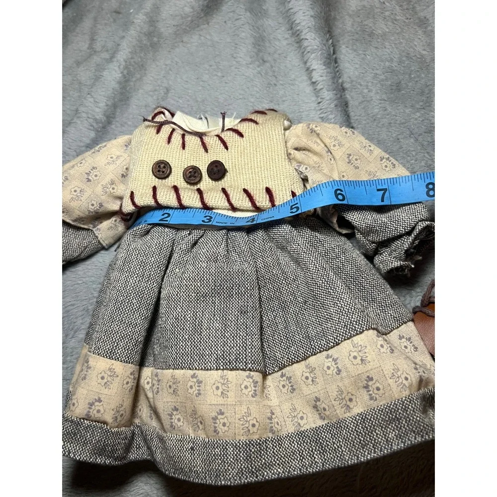 Handmade Pioneer Prairie Doll Outfit Dress Pants Boots Fits 18 In American Girl